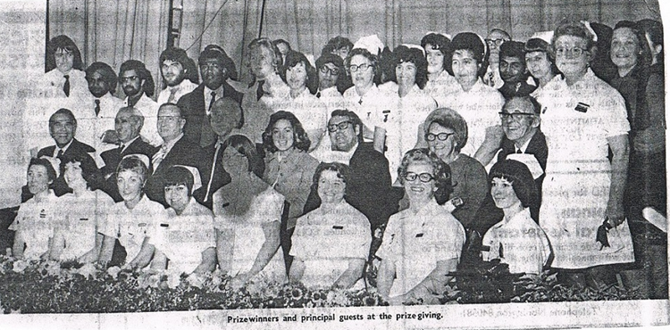 1973 Nurses' Prize Giving from the local paper