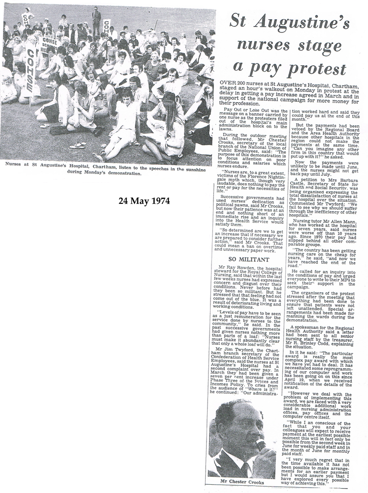 May 1974 - Nurses' pay demonstration