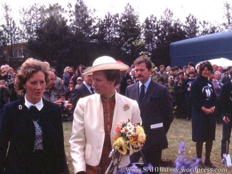 Princess Anne visits the Fete, 1984 